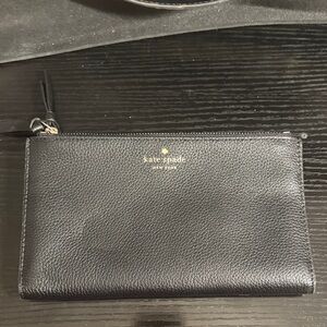 Kate Spade Black Leather Pouch